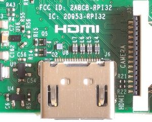 Pi 3B HDMI Circuit