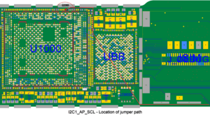 iPhone SE 2020 - Where to run the jumper from R6620 for I2C1_AP_SCL