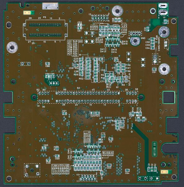 File:SNES SNSP-1CHIP-03 USA BOTTOM WITHOUT PARTS PCB SCAN 1200DPI ATV.jpg