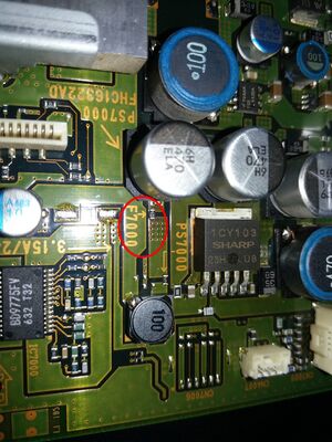 Fuse F7000 blown after 13 years of operation.
