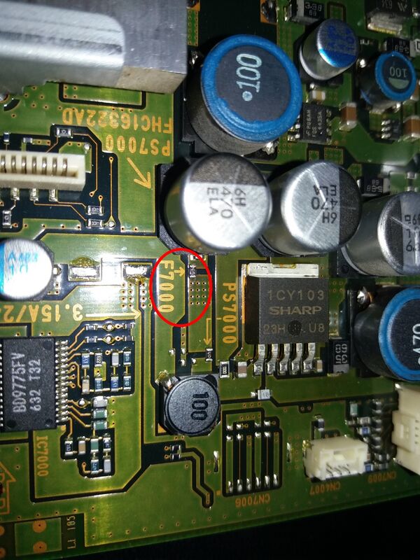 Sony Bravia KDL40W2000 screen does not power on and red status light flashes 3 times Repair Wiki