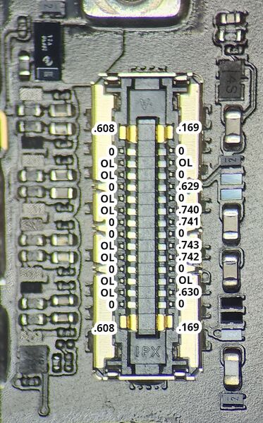 File:IPad Pro 129 5th Gen charging port diode readings.jpg