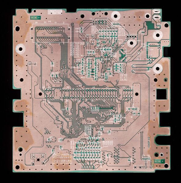 File:SNES SNSP-1CHIP-02 PAL X-RAY PCB SCAN ATV.jpg