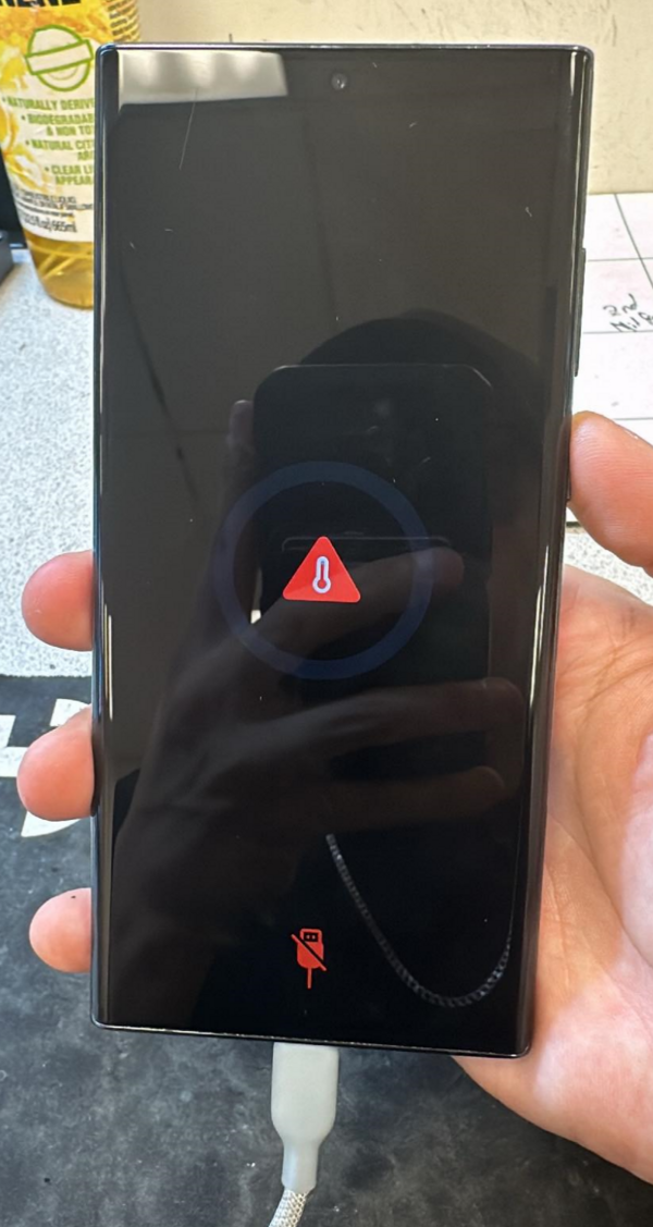 How To Fix Samsung S22 Ultra With Red Temperature Warning Symbol ...