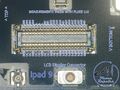 IPAD 9 LCD CONNECTOR DIODE MEASUREMENTS PROVIDED BY A1 PHONE REPAIRS, TAKEN WITH FLUKE 115 MULTIMETER.