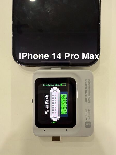 File:IPhone 14 Pro Max Diode Readings.jpg