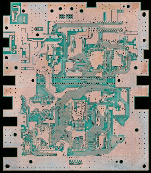 File:SNES SNSP-CPU-01 UPPER STRIPPED PCB SCAN ATV.jpg