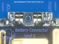 IPAD 9 BATTERY CONNECTOR DIODE MEASUREMENTS PROVIDED BY A1 PHONE REPAIRS, TAKEN WITH FLUKE 115 MULTIMETER.