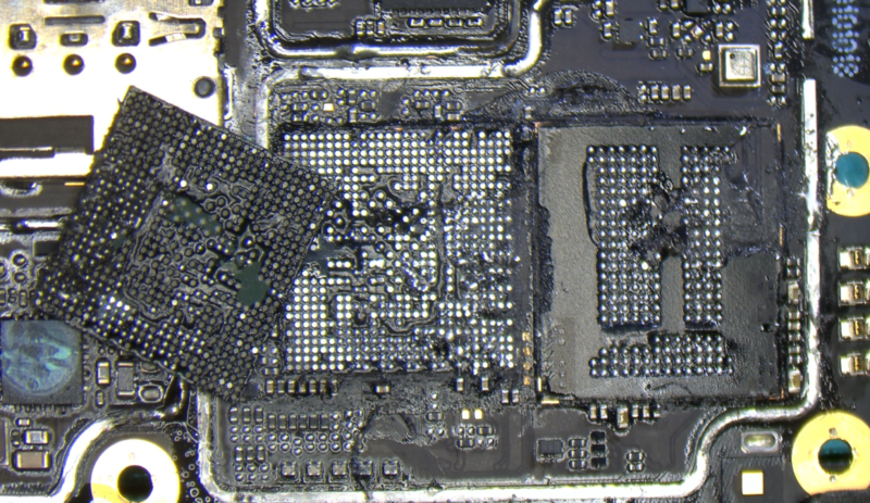 File:A03s CPU on board with UFS removed.png