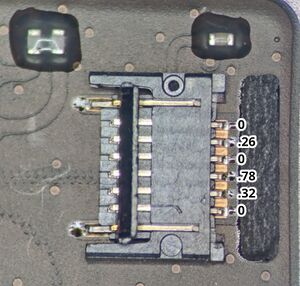 A2588 iPad Air 5 top mic connector diode readings.jpg