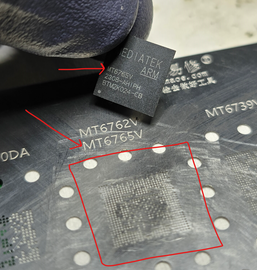 MT6765V CPU and Stencil